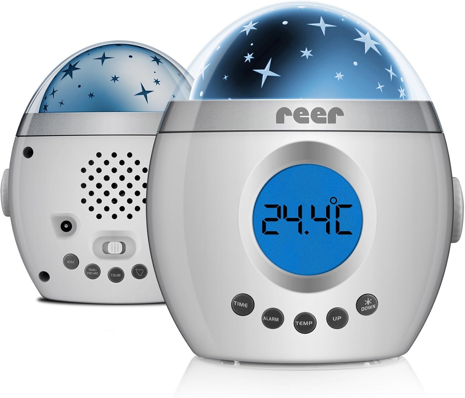 reer 52050 MyMagicStarlight sleep light with star projector and music function, 1 piece (1 pack