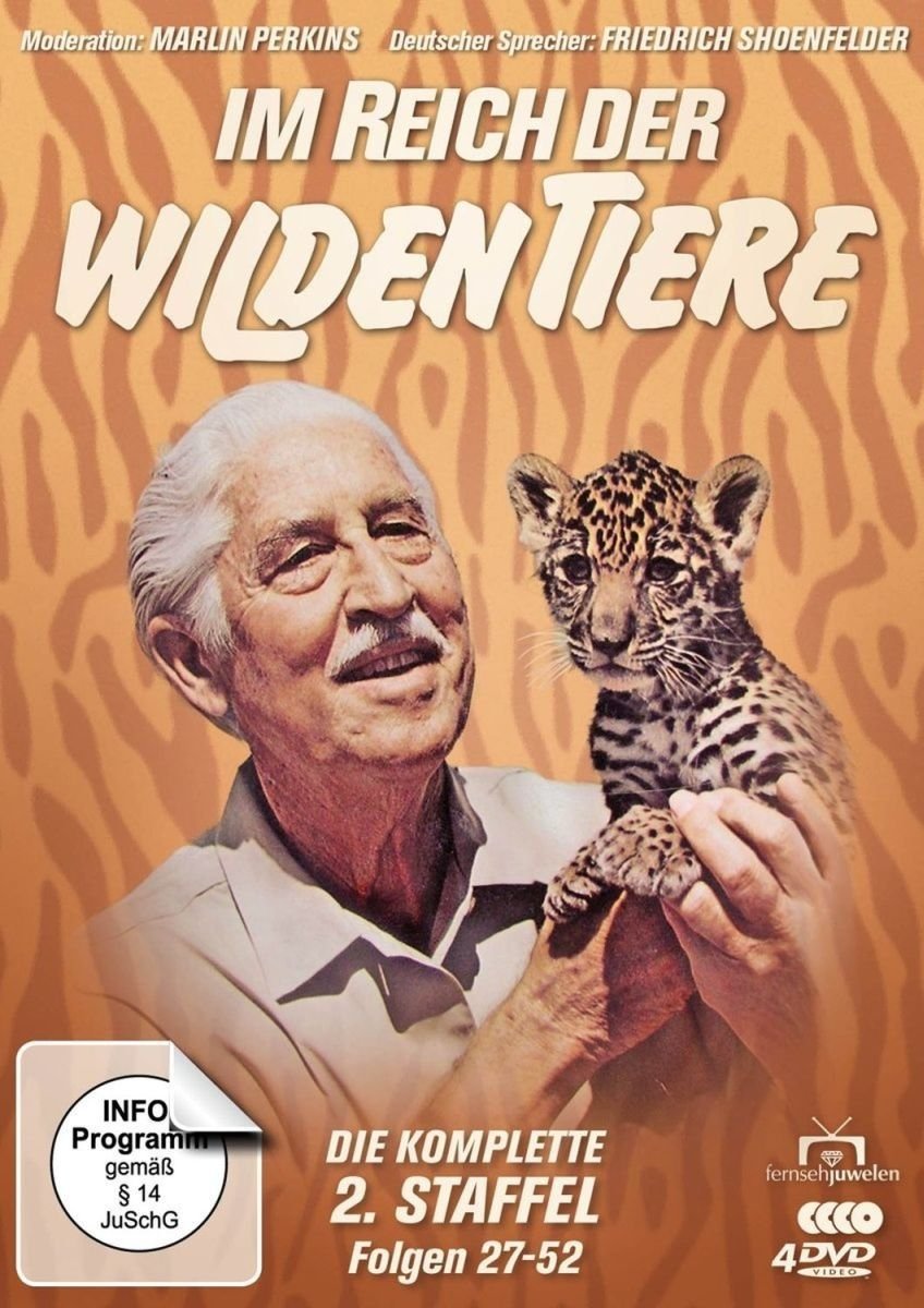 PERKINS, MARLIN - IM REICH DER WILDEN TIERE - DIE KOMPLETTE 2. STAFFEL: FOLGEN 1-26 [4 DVDS]