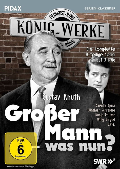 Großer Mann - was nun? / Die komplette 8-teilige Kultserie mit Gustav Knuth (Pidax Serien-Klassiker)