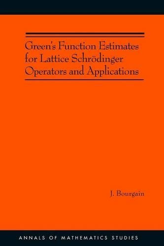 Green's Function Estimates for Lattice Schrödinger Operators and Applications