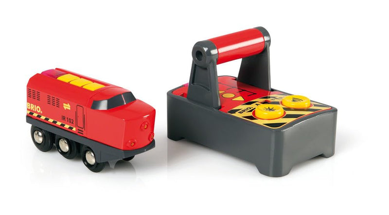 BRIO World Remote Control Toy Train Engine for Kids Age 3 Years Up