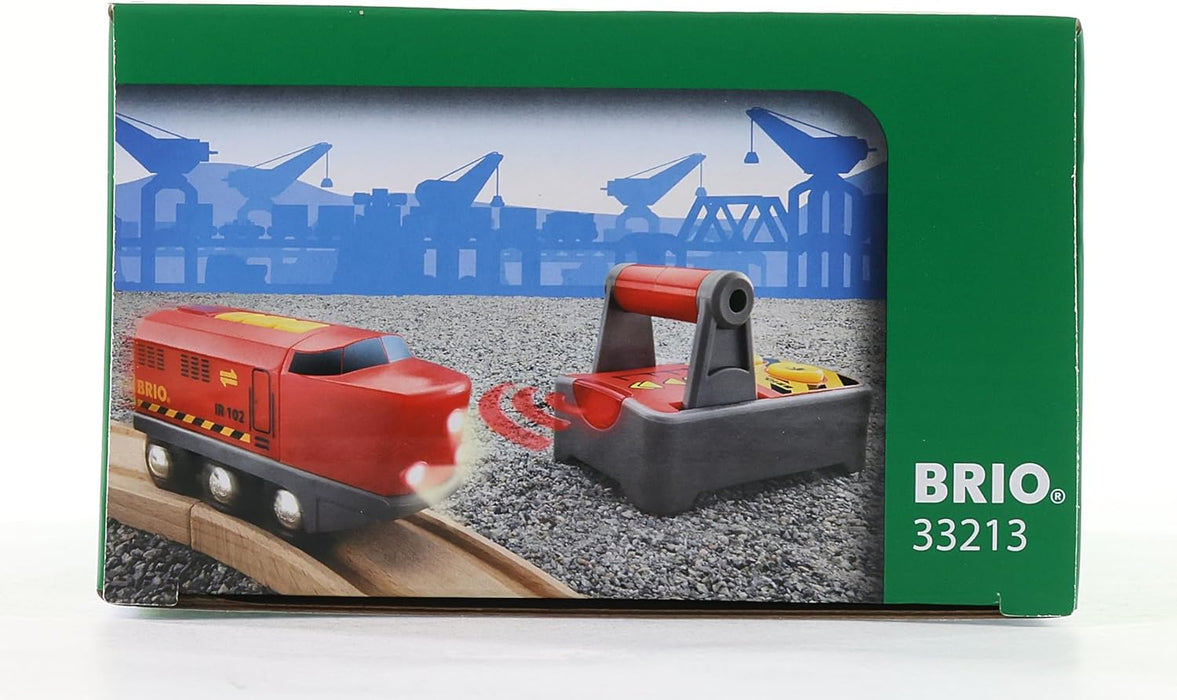 BRIO World Remote Control Toy Train Engine for Kids Age 3 Years Up & World Train Turntable & Figure for Kids Age 3 Years Up - Compatible with all Railway Sets