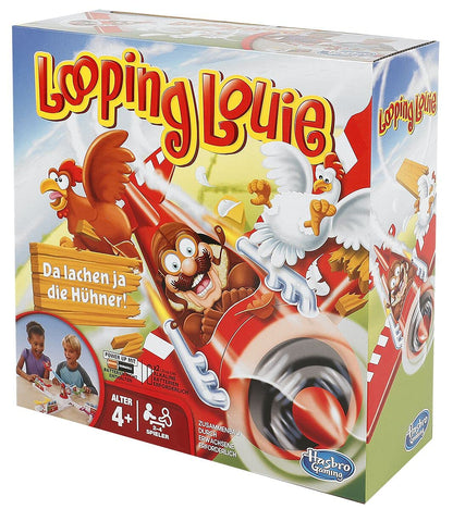 Hasbro 15692398 Looping Louie Children's Game, Funny 3D Party Game for Children's Birthdays, Fun Party & Family Game, for Children and Adults, 2-4 Players, from 4 Years Single