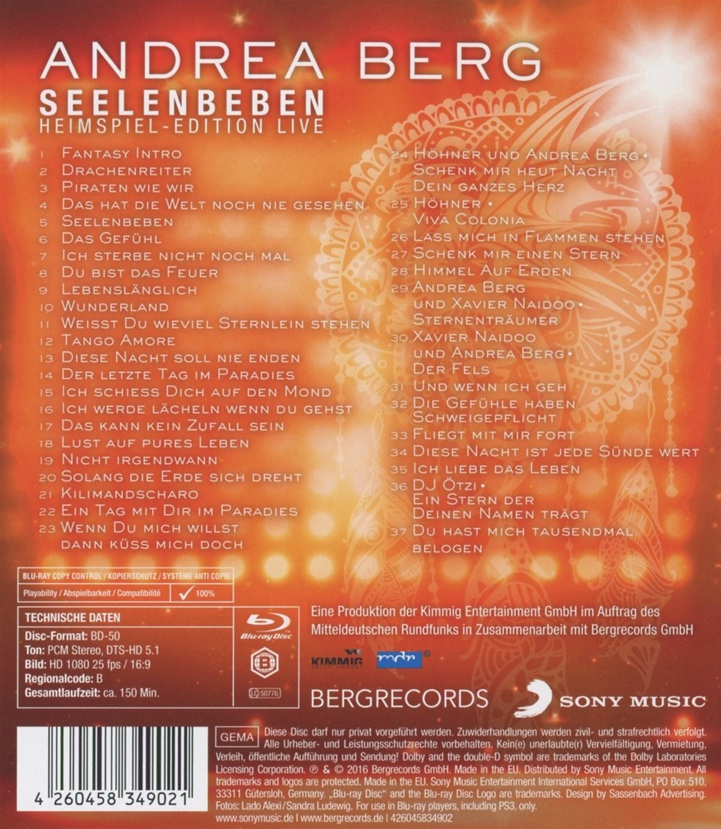 Andrea Berg - Seelenbeben - Heimspiel Edition Live