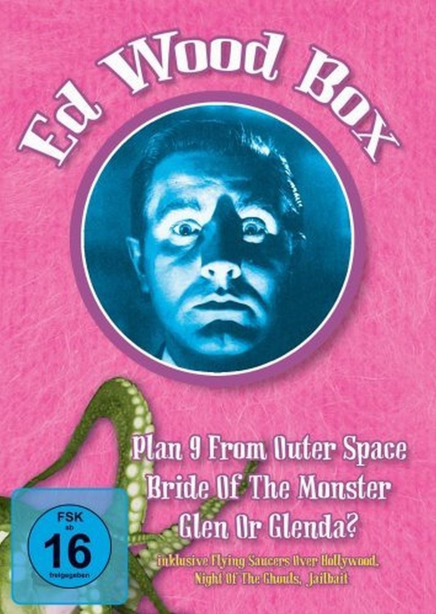 Ed Wood Box (Plan 9 from outer Space, Glenn or Glenda?, Bride of the Monster + Bonusmaterial)(OmU)