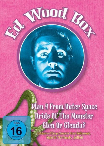 Ed Wood Box (Plan 9 from outer Space, Glenn or Glenda?, Bride of the Monster + Bonusmaterial)(OmU)