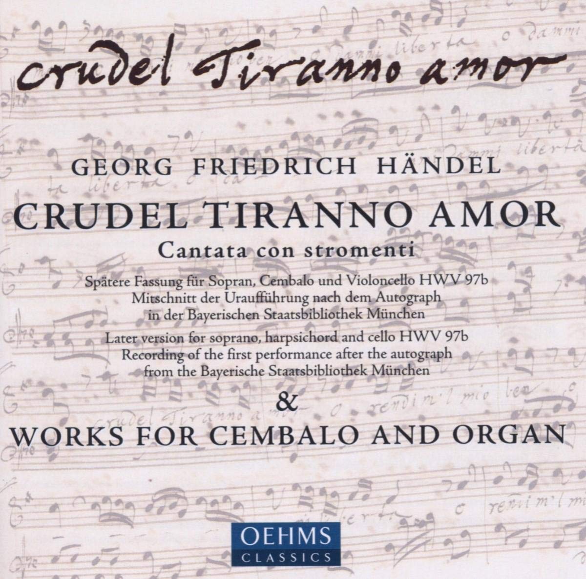 Crudel Tiranno Amor (Greenburg, Krapp, Yang)