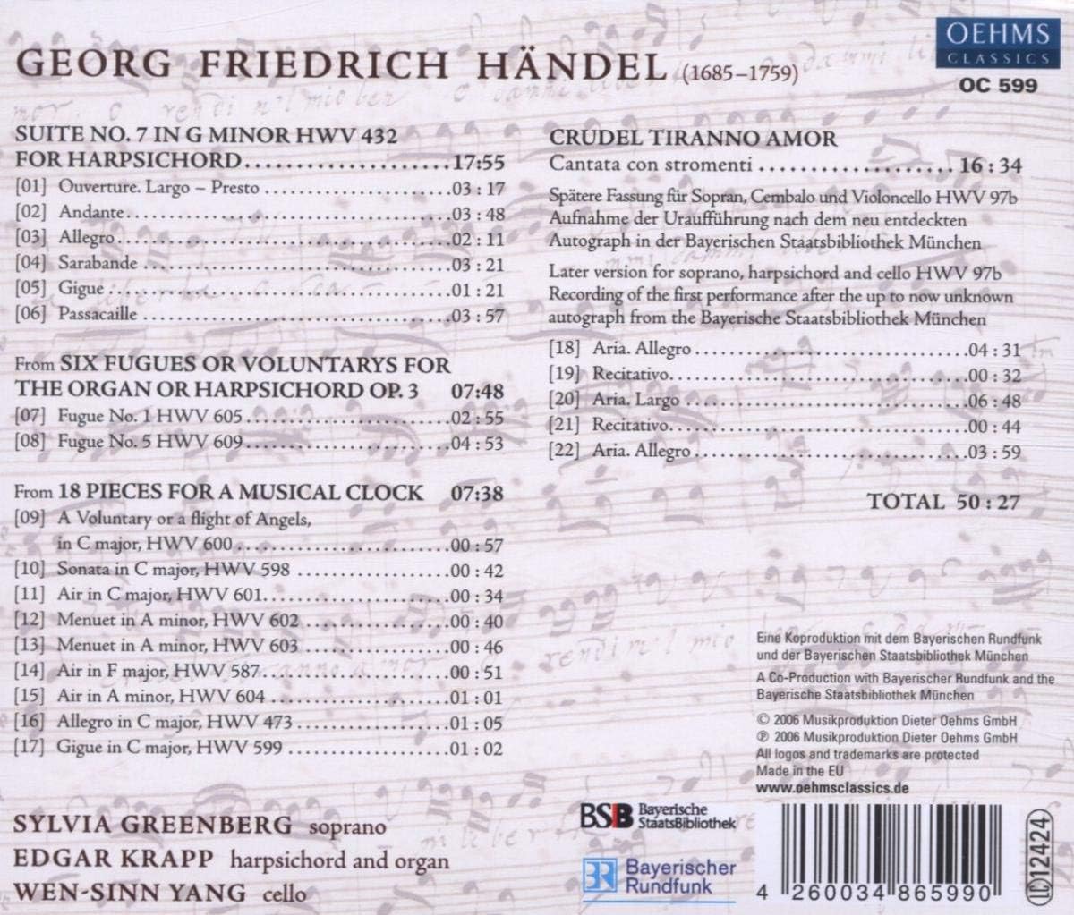 Crudel Tiranno Amor (Greenburg, Krapp, Yang)