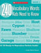 240 Vocabulary Words Kids Need to Know: Grade 3: 24 Ready-To-Reproduce Packets Inside! (Teaching Resources