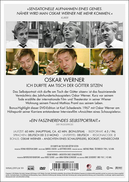 PRAML, MATHIAS - OSKAR WERNER - ICH DURFTE AM TISCH DER GOTTER SITZEN