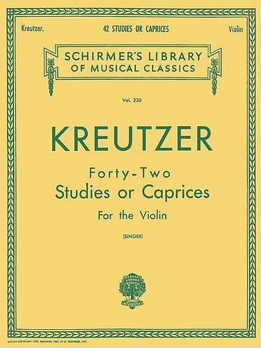Kreutzer - 42 Studies or Caprices