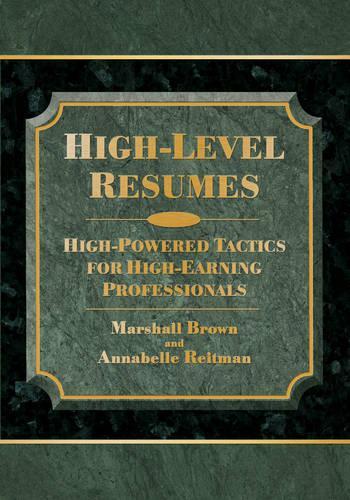 High-Level Resumes