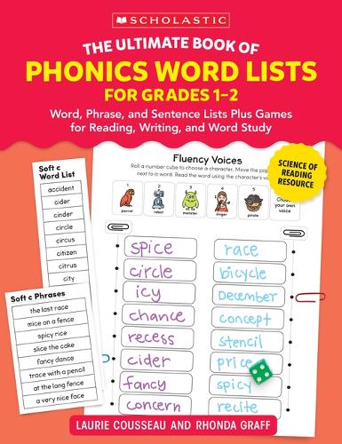 The Ultimate Book of Phonics Word Lists: Grades 1-2