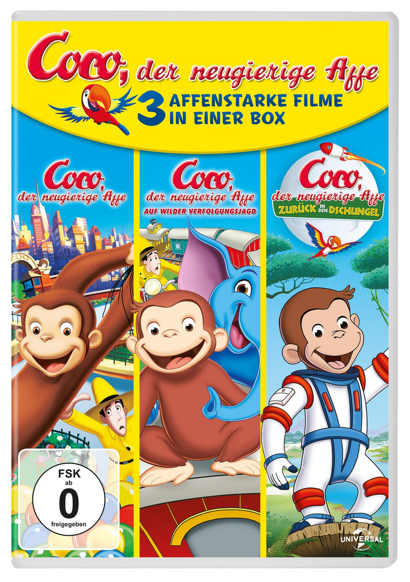 Coco, der neugierige Affe – 3 affenstarke Filme in einer Box