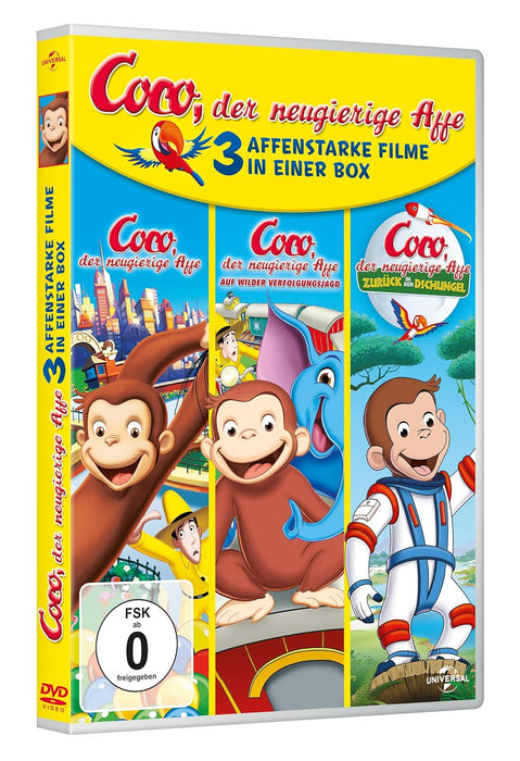 Coco, der neugierige Affe – 3 affenstarke Filme in einer Box