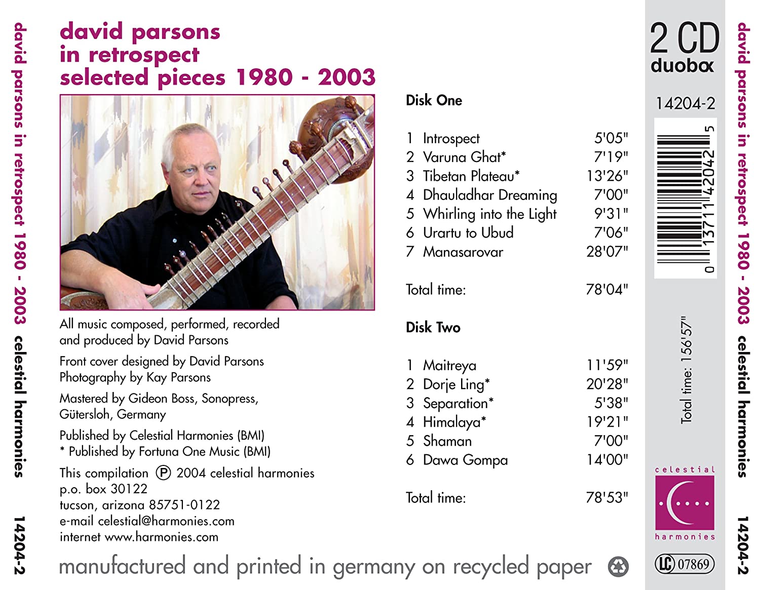 David Parsons: In Retrospect