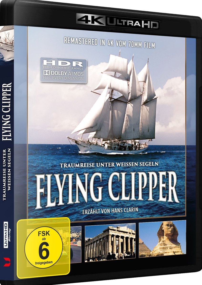 Flying Clipper - Traumreise unter weißen Segeln 4K, 1 UHD-Blu-ray