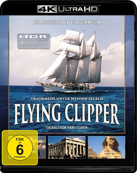 Flying Clipper - Traumreise unter weißen Segeln 4K, 1 UHD-Blu-ray