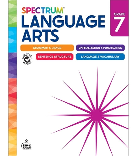 Spectrum Language Arts Workbook, Grade 7