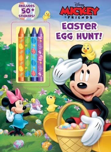 Disney Mickey Mouse: Easter Egg Hunt! (Coloring & Activity with Crayons