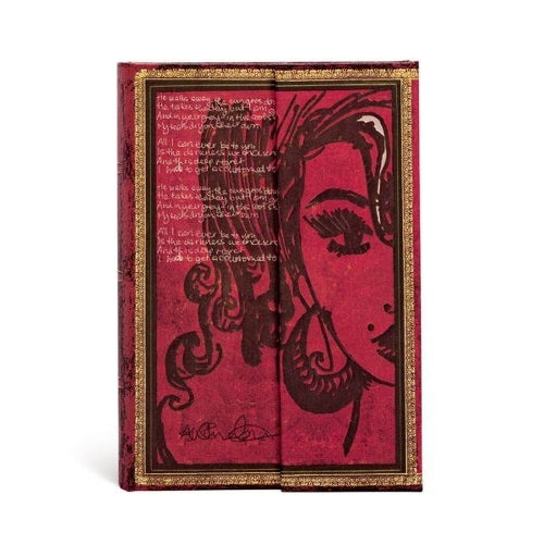 Paperblanks | Hardcover Journal | Amy Winehouse, Tears Dry | Unlined | Mini (100 × 140 mm
