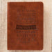 Christian Art Gifts Classic Handy-Sized Journal Be Strong and Courageous Joshua 1:9 Bible Verse Inspirational Scripture Notebook W/Ribbon, Faux Leather Flexcover 240 Ruled Pages, 5.7 X 7, Brown