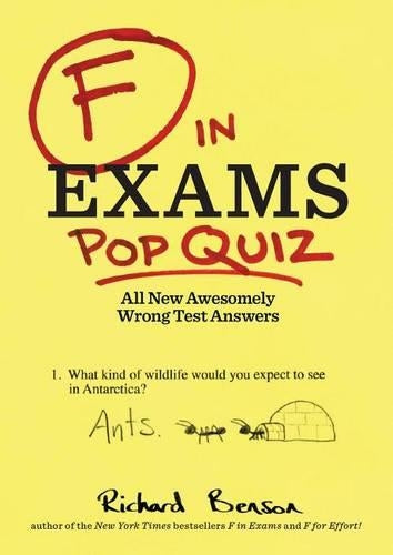 F in Exams: Pop Quiz