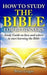 How to Study the Bible for Beginners