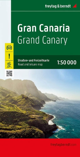 Gran Canaria, Straßen- und Freizeitkarte 1:50.000, freytag & berndt: Mit Infoguide, Besondere Ausflugsziele, Wanderwege (freytag & berndt Auto + Freizeitkarten