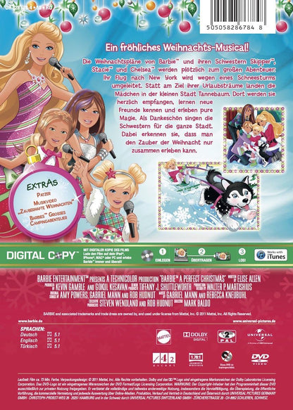 Barbie (DVD) Zauberhafte Weihnachten Min: 73DD5.1WS