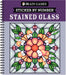 Brain Games - Sticker By Number: Stained Glass (28 Images to Sticker