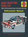 Audi Quattro Rally Car Manual