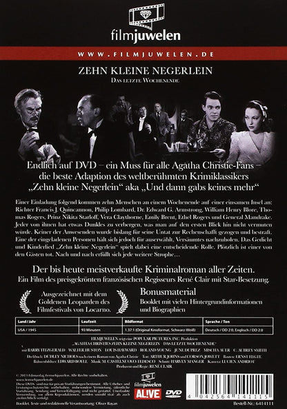 Agatha Christie: Zehn kleine Negerlein - Das letzte Wochenende (Filmjuwelen