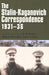 The Stalin-Kaganovich Correspondence, 1931–36