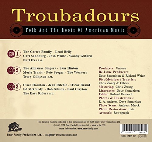 Troubadours - Folk And The Roots Of American Music Part 1