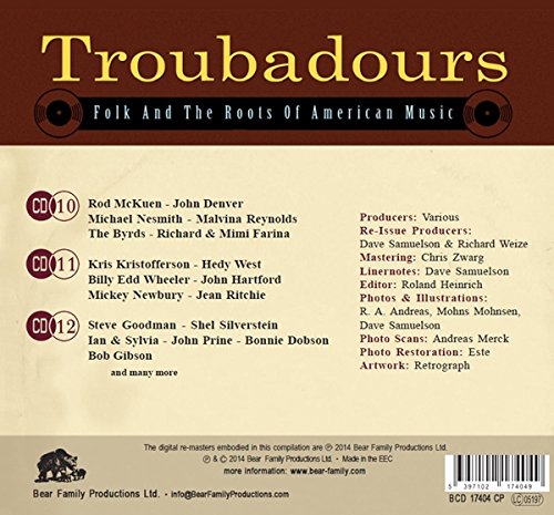 Troubadours - Folk And The Roots Of American Music Part 4