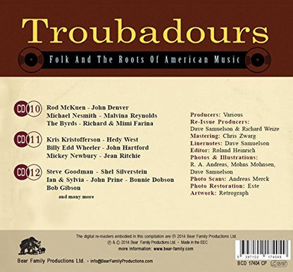 Troubadours - Folk And The Roots Of American Music Part 4