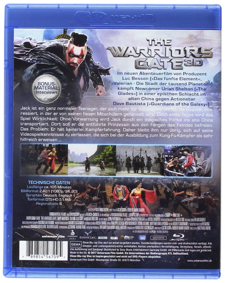 The Warriors Gate 3D (+ Blu-ray 2D)