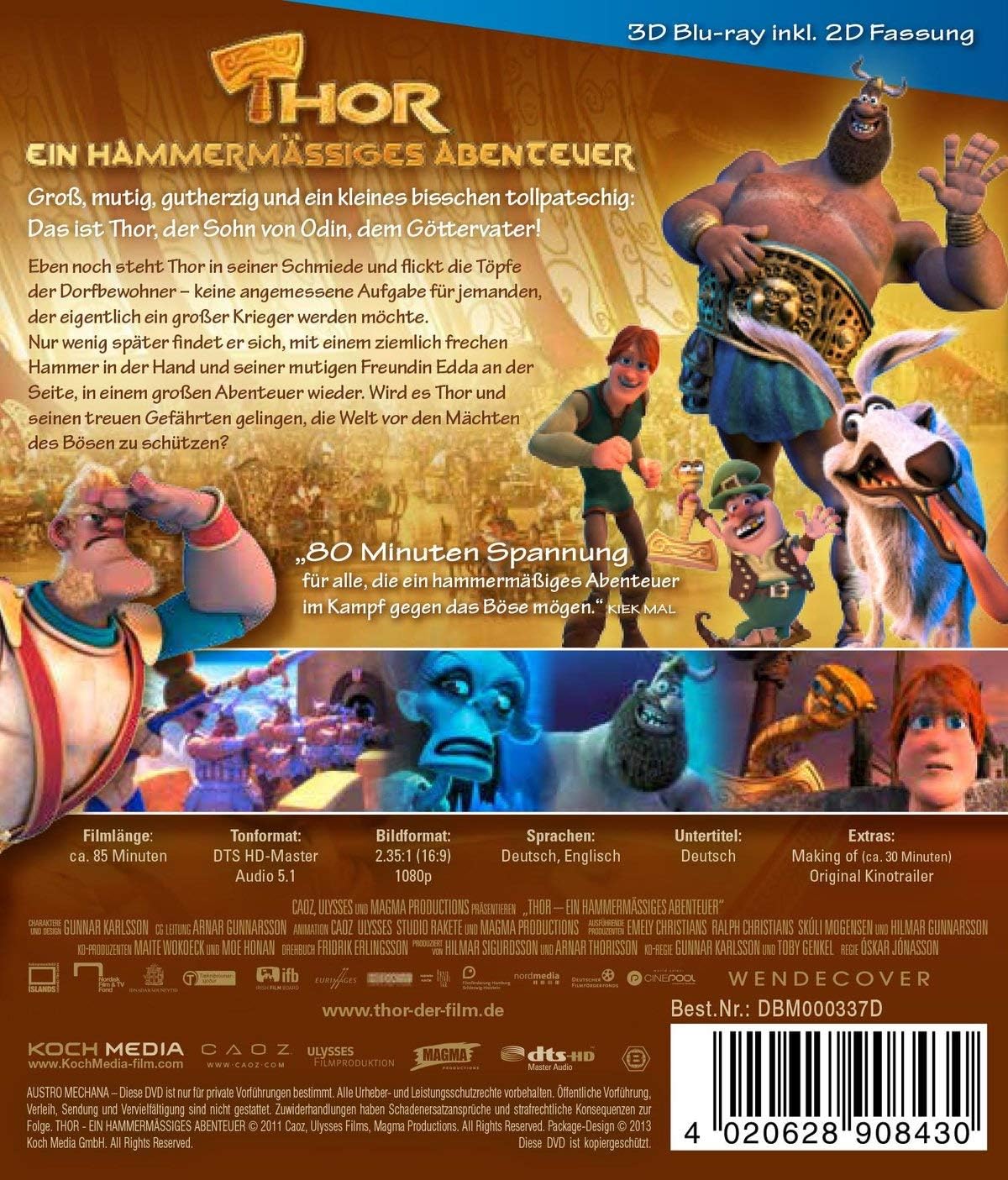 Thor - Ein hammermäßiges Abenteuer (+ Blu-ray 2D