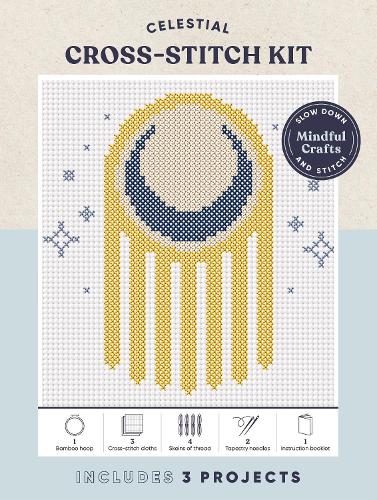 Mindful Crafts: Celestial Cross-Stitch Kit