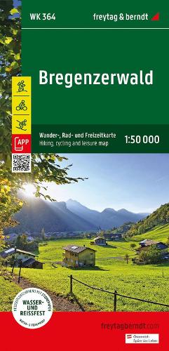 Bregenzerwald Hiking, Cycling & Leisure Map