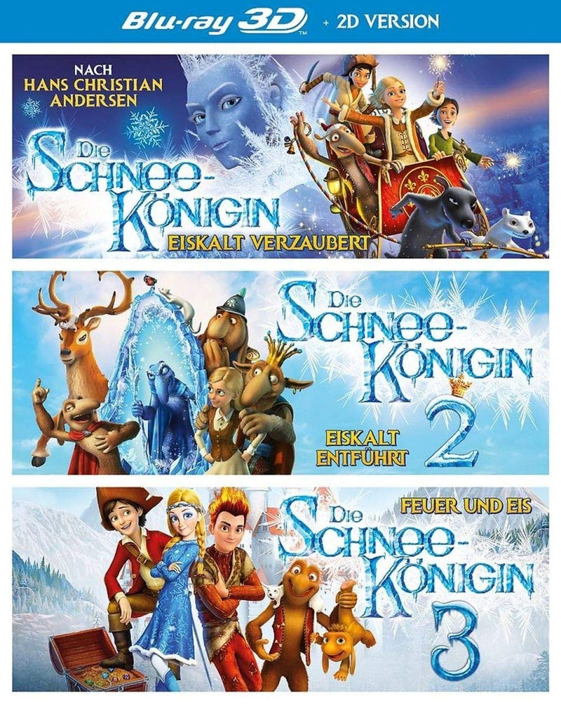 Die Schneekönigin 1-3 Box (3 Blu-ray 3D) ( inkl. 2D-Version