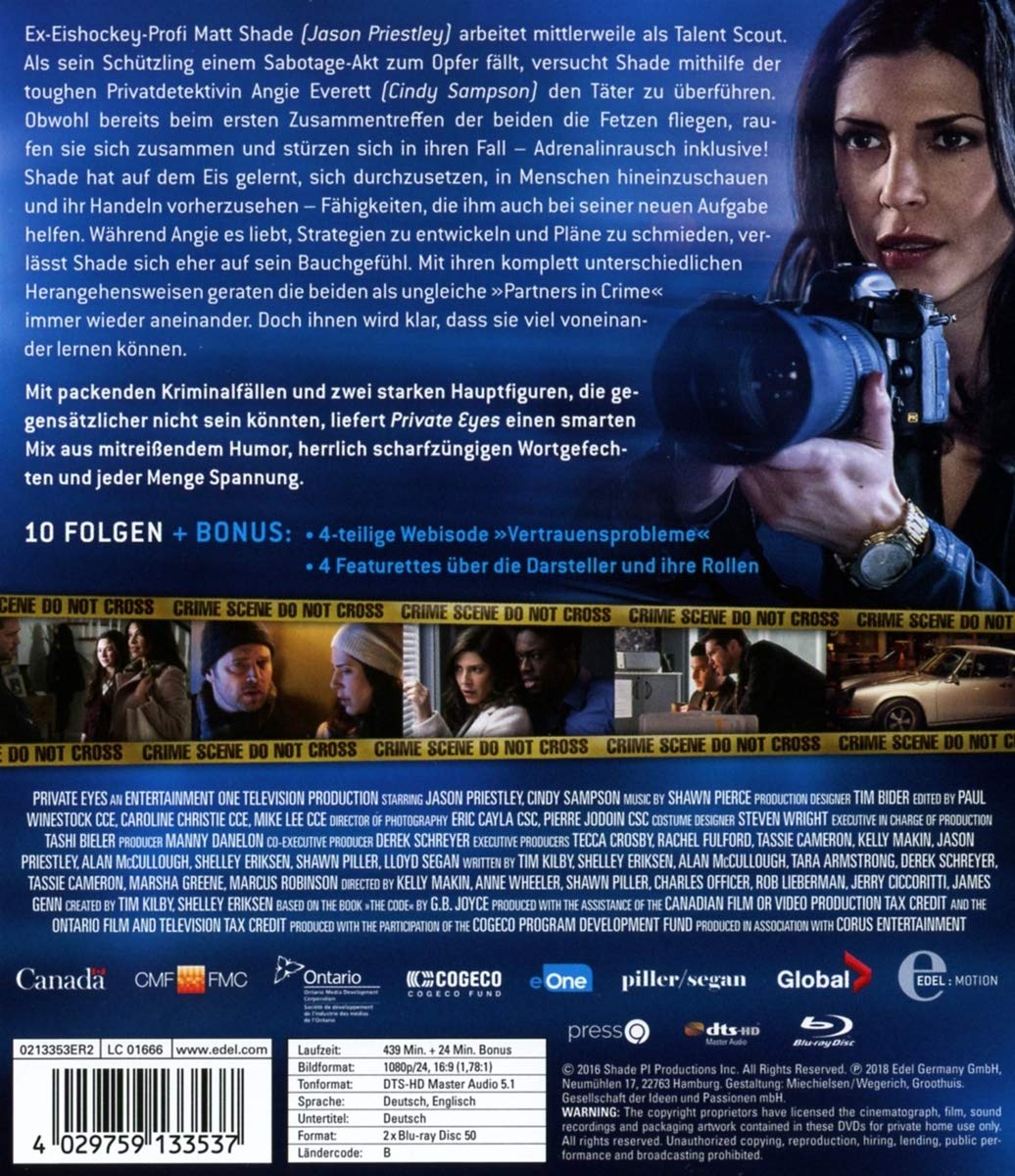 Private Eyes - Staffel 1