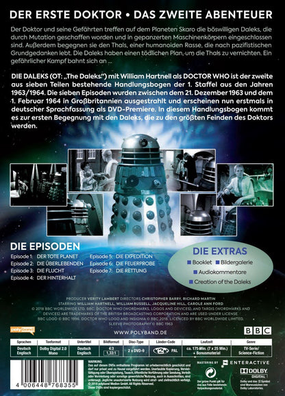 Doctor Who - Der Erste Doktor: Die Daleks (Digipack-Edition)