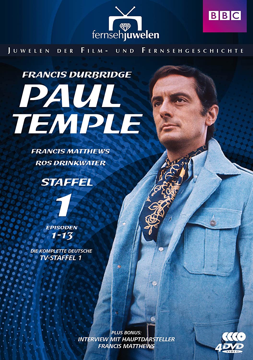 Francis Durbridge: Paul Temple - Staffel 1 - Die komplette ZDF-Fernseh-Saison 1 (Folgen 1-13 + Interview) - Fernsehjuwelen