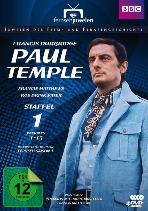 Francis Durbridge: Paul Temple - Staffel 1 - Die komplette ZDF-Fernseh-Saison 1 (Folgen 1-13 + Interview) - Fernsehjuwelen