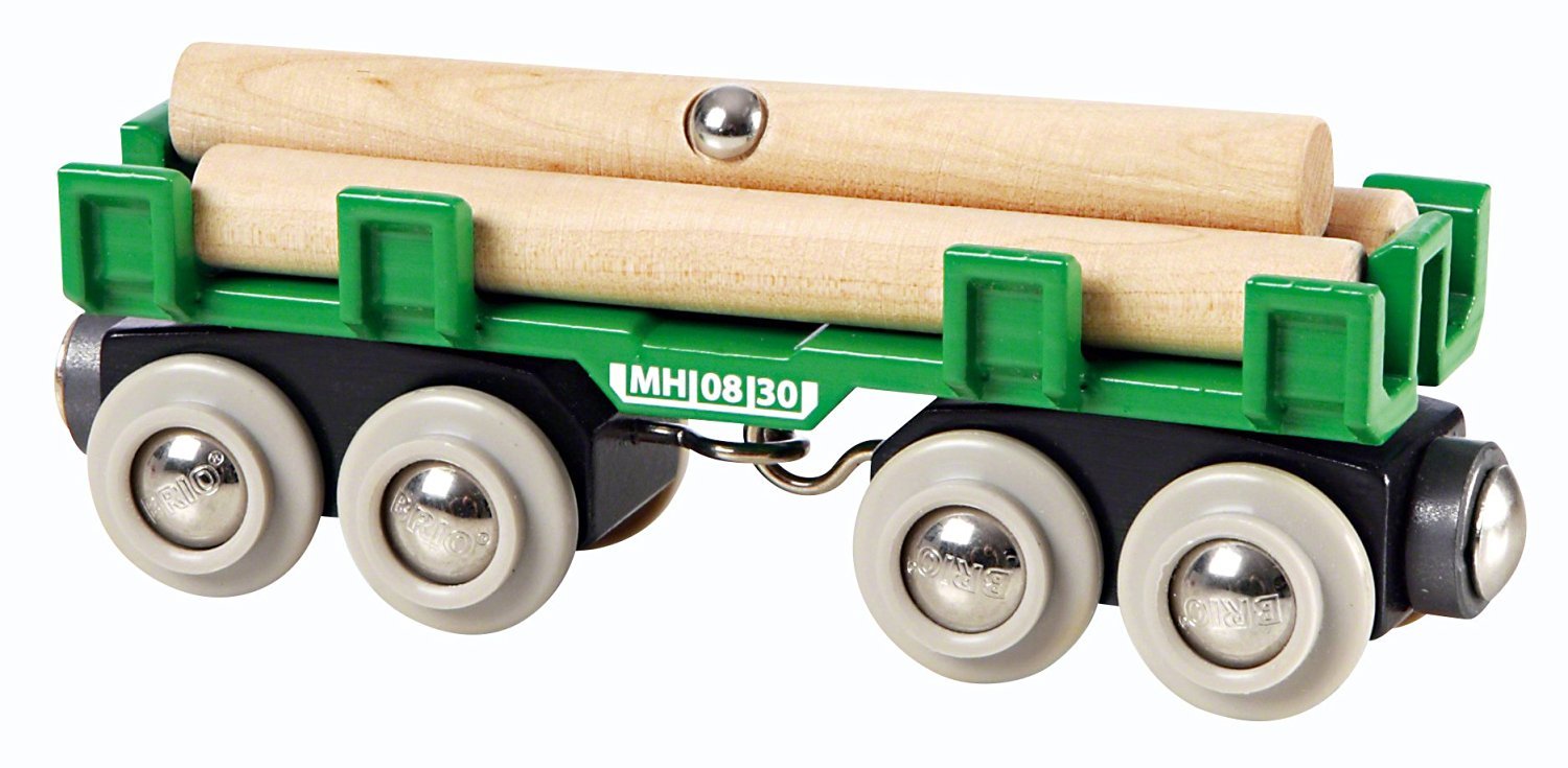 BRIO Bahn 33696 - Langholzwagen