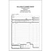 Rexel Twinlock Scribe 855 Sales Receipt 2 Part Refill, White (Pack of 100