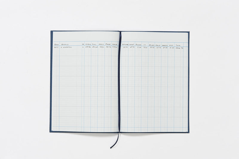 Guildhall Analysis Book - Libro de registro (80 pp), azul