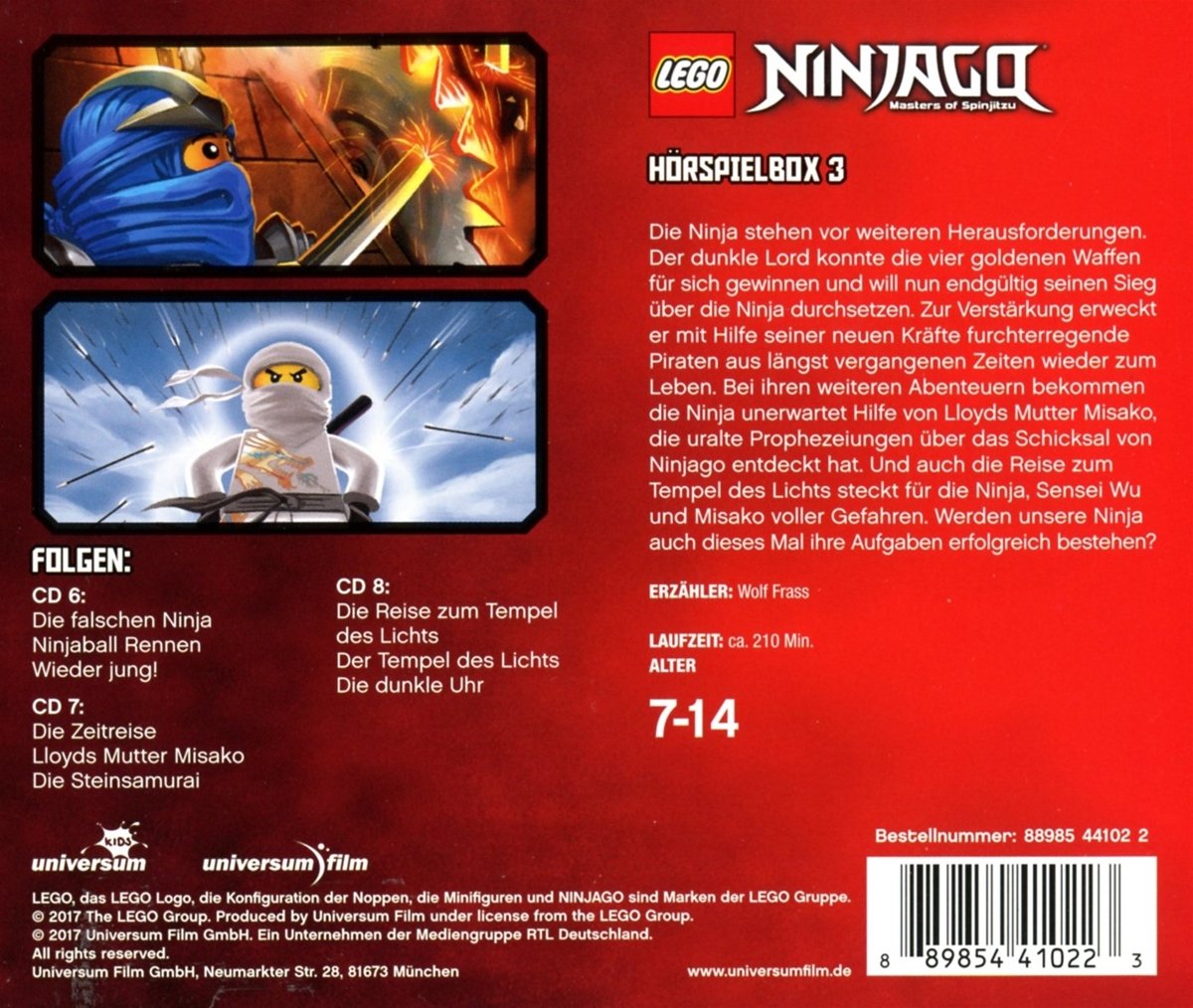 Lego Ninjago Hörspielbox 3